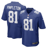Kalil Pimpleton New York Giants Nike Game   Jersey - Royal