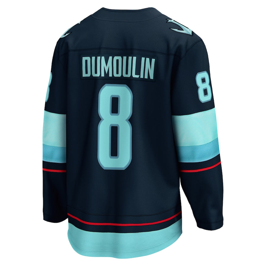 Men's Seattle Kraken Brian Dumoulin Fanatics Deep Sea Blue Home Breakaway Player Jersey