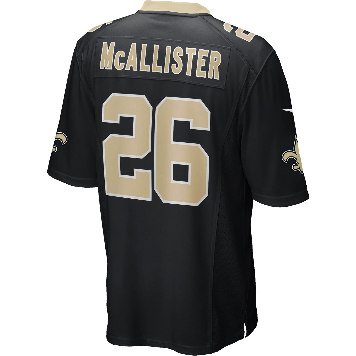 Deuce McAllister New Orleans Saints Nike Game Retired   Jersey - Black