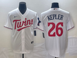 Men's Minnesota Twins Max Kepler #26 White Home Player Jersey