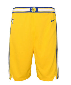 NIKE NBA Golden State Warriors Nike Dri Fit Shorts Yellow