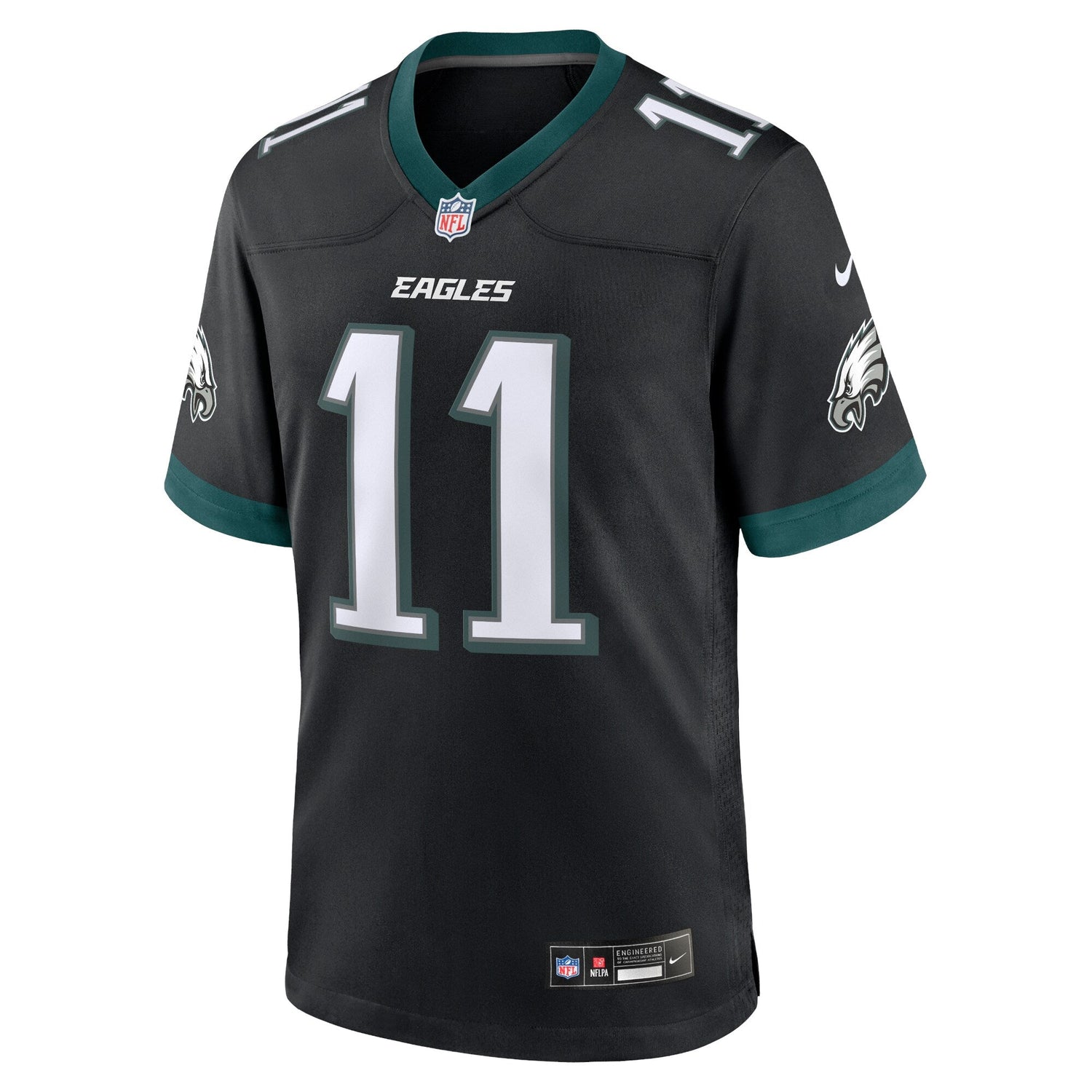 A.J. Brown Philadelphia Eagles Nike Alternate Game Jersey - Black