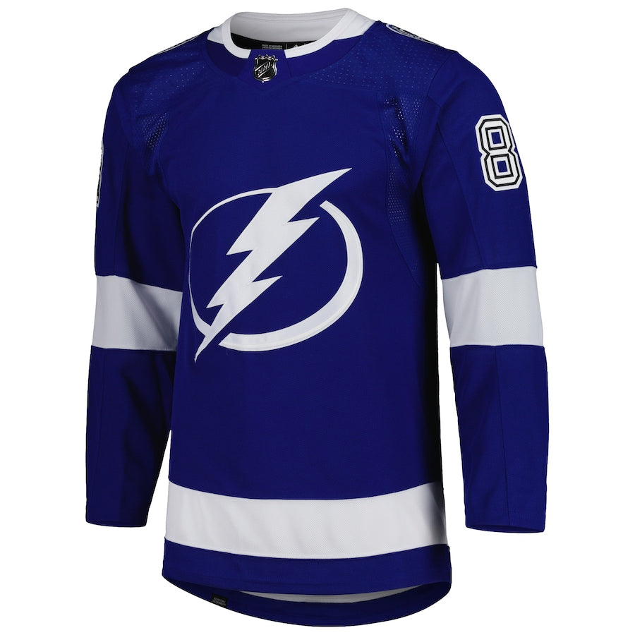 Men's Tampa Bay Lightning Andrei Vasilevskiy adidas Blue Primegreen Authentic Player Jersey