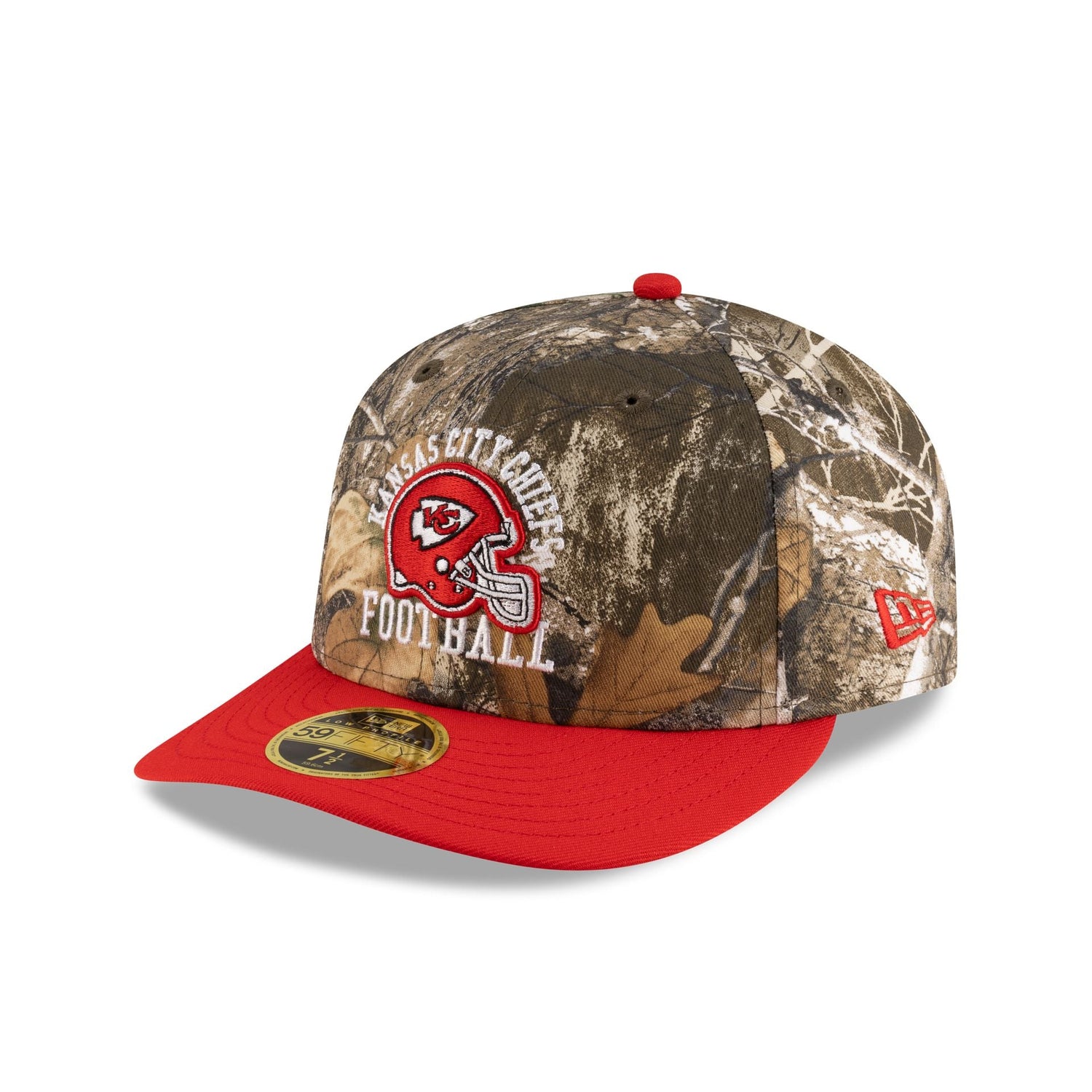 Just Caps Realtree Kansas City Chiefs Low Profile 59FIFTY Fitted Hat