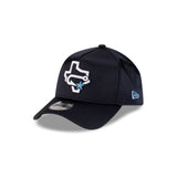Corpus Cristi Hooks Navy Satin 9FORTY A-Frame Snapback Hat
