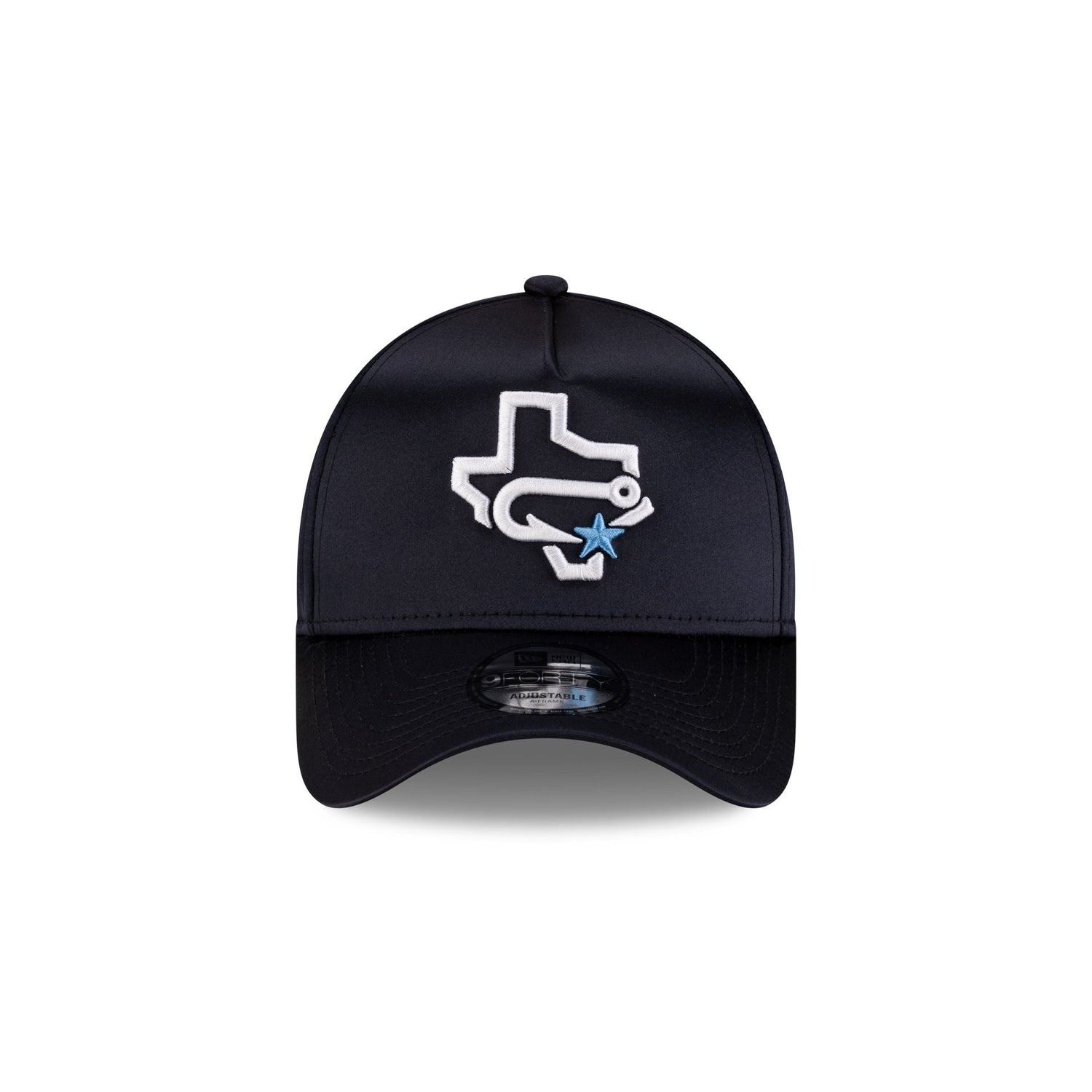 Corpus Cristi Hooks Navy Satin 9FORTY A-Frame Snapback Hat