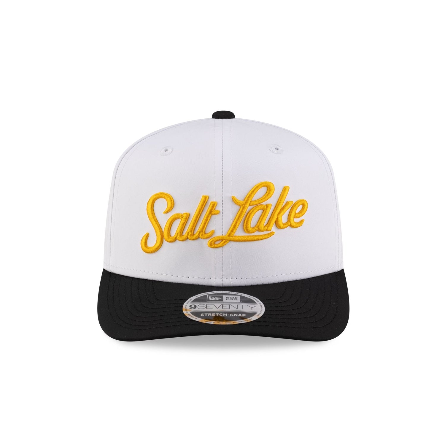 Salt Lake Bees Optic White 9SEVENTY Stretch-Snap Hat