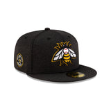 Salt Lake Bees Shadow Tech Black 59FIFTY Fitted Hat