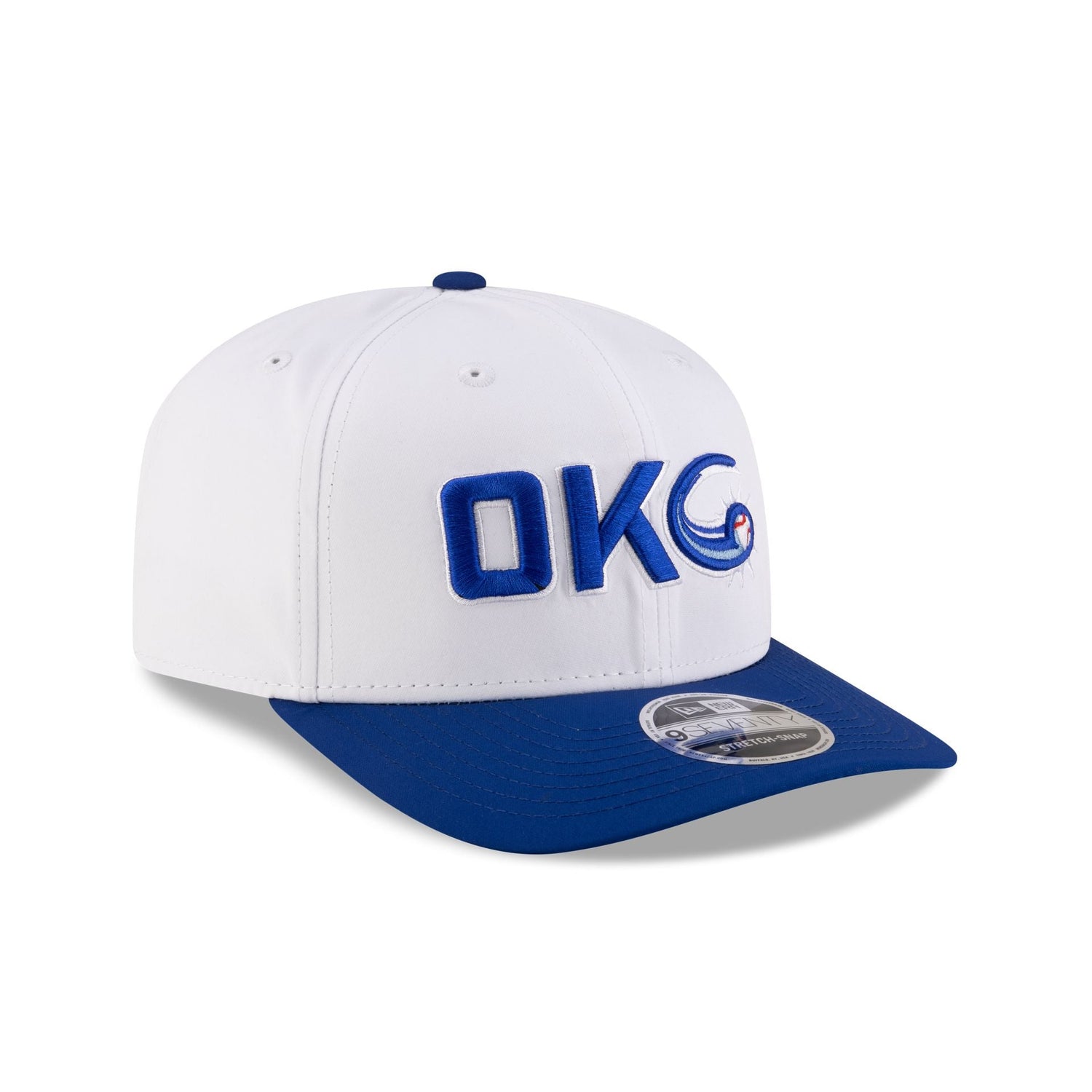 Oklahoma City Comets Optic White 9SEVENTY Stretch-Snap Hat