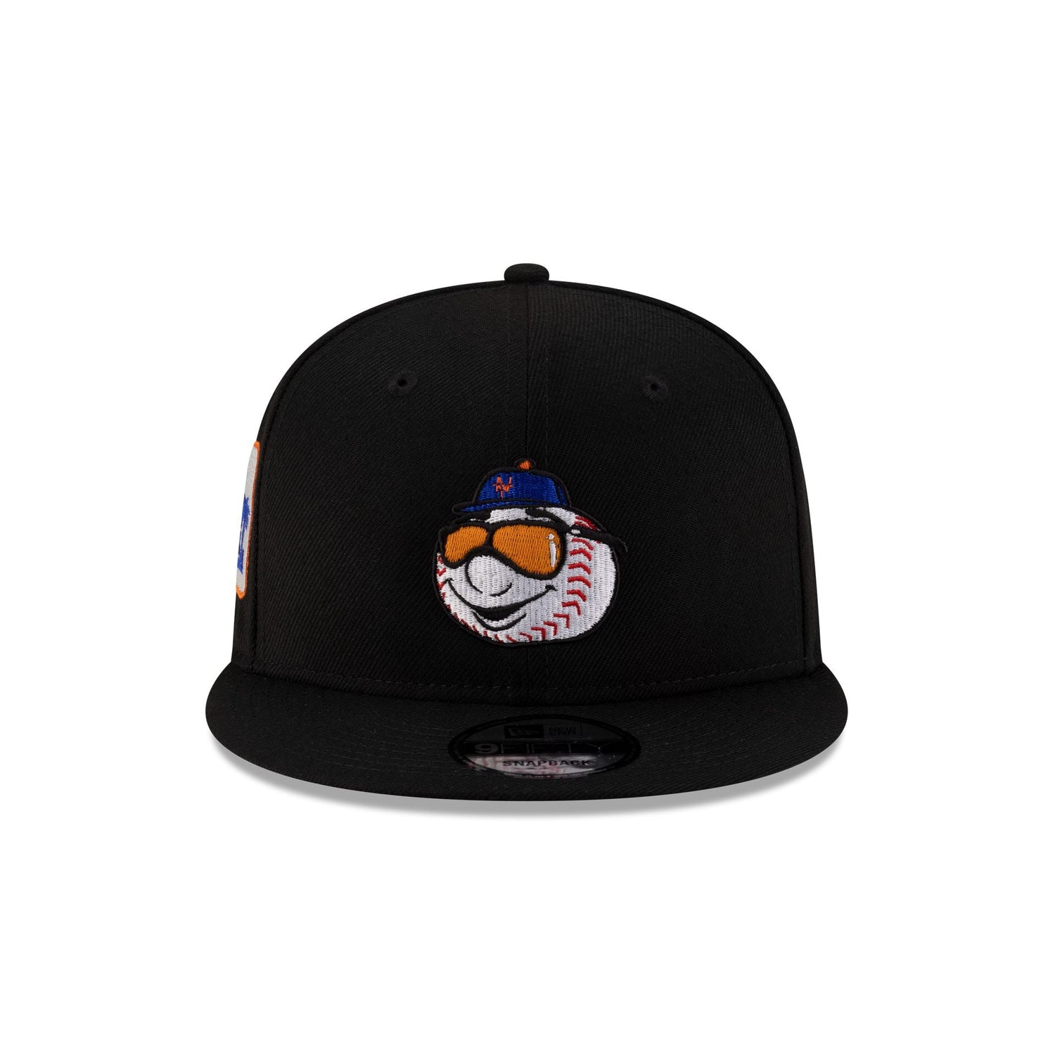 New York Mets Mr. Met Black 9FIFTY Snapback Hat
