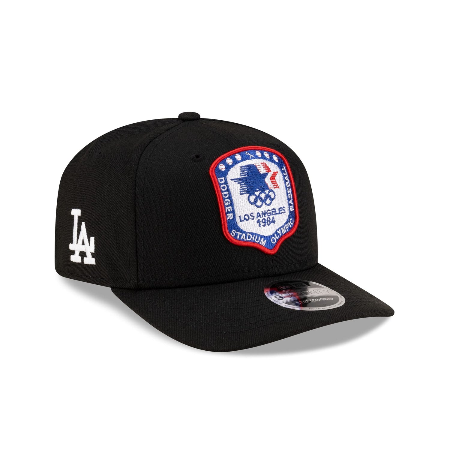 Los Angeles Dodgers 1984 Olympics Black 9SEVENTY Stretch-Snap Hat