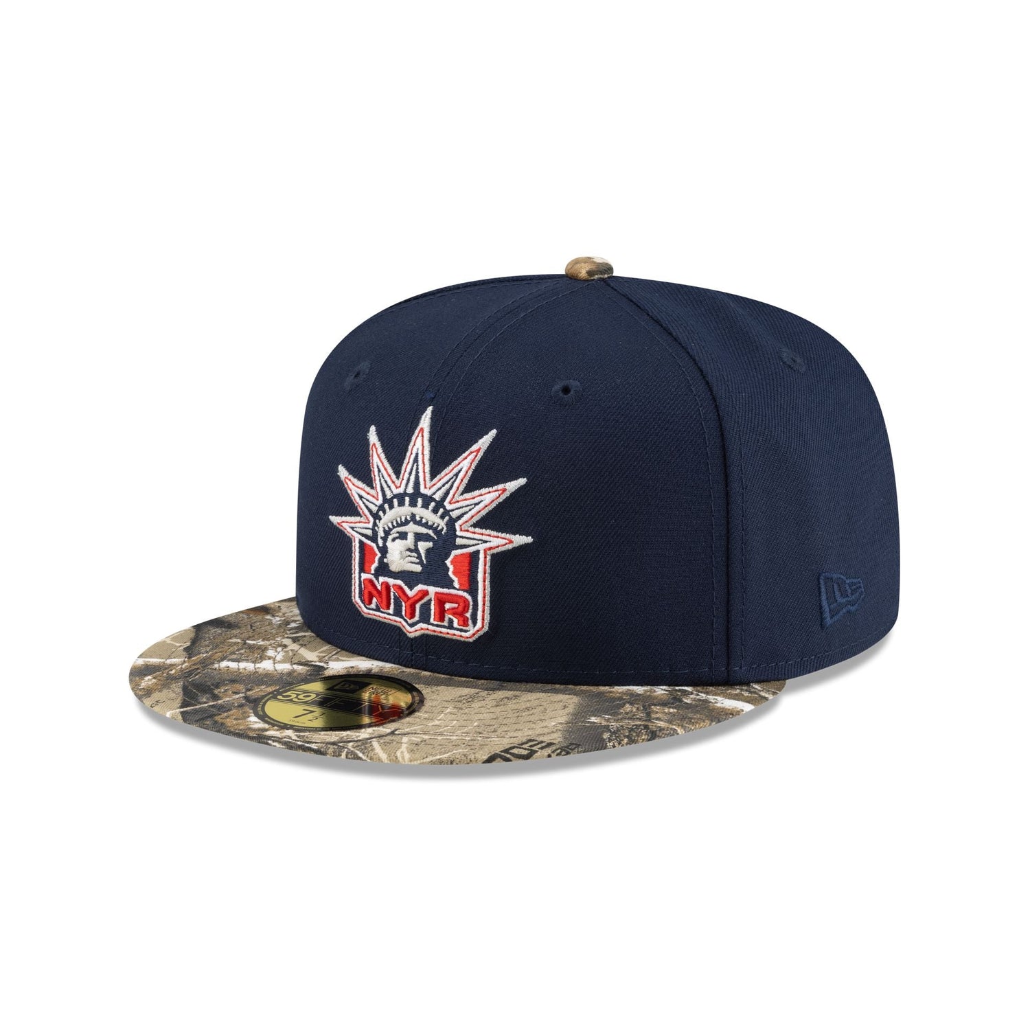 New York Rangers Realtree Visor 59FIFTY Fitted Hat
