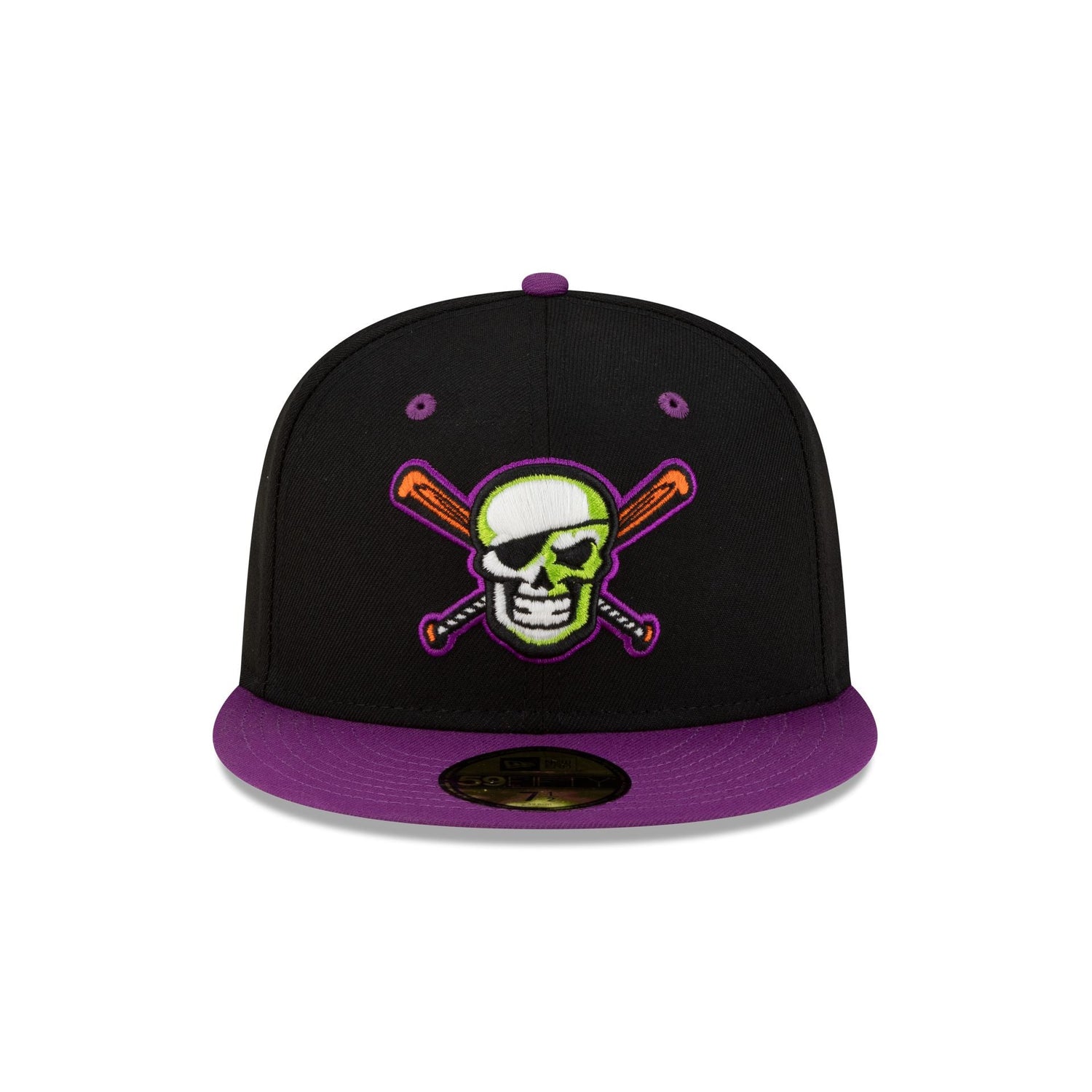 Bradenton Marauders Halloween Purple 59FIFTY Fitted Hat