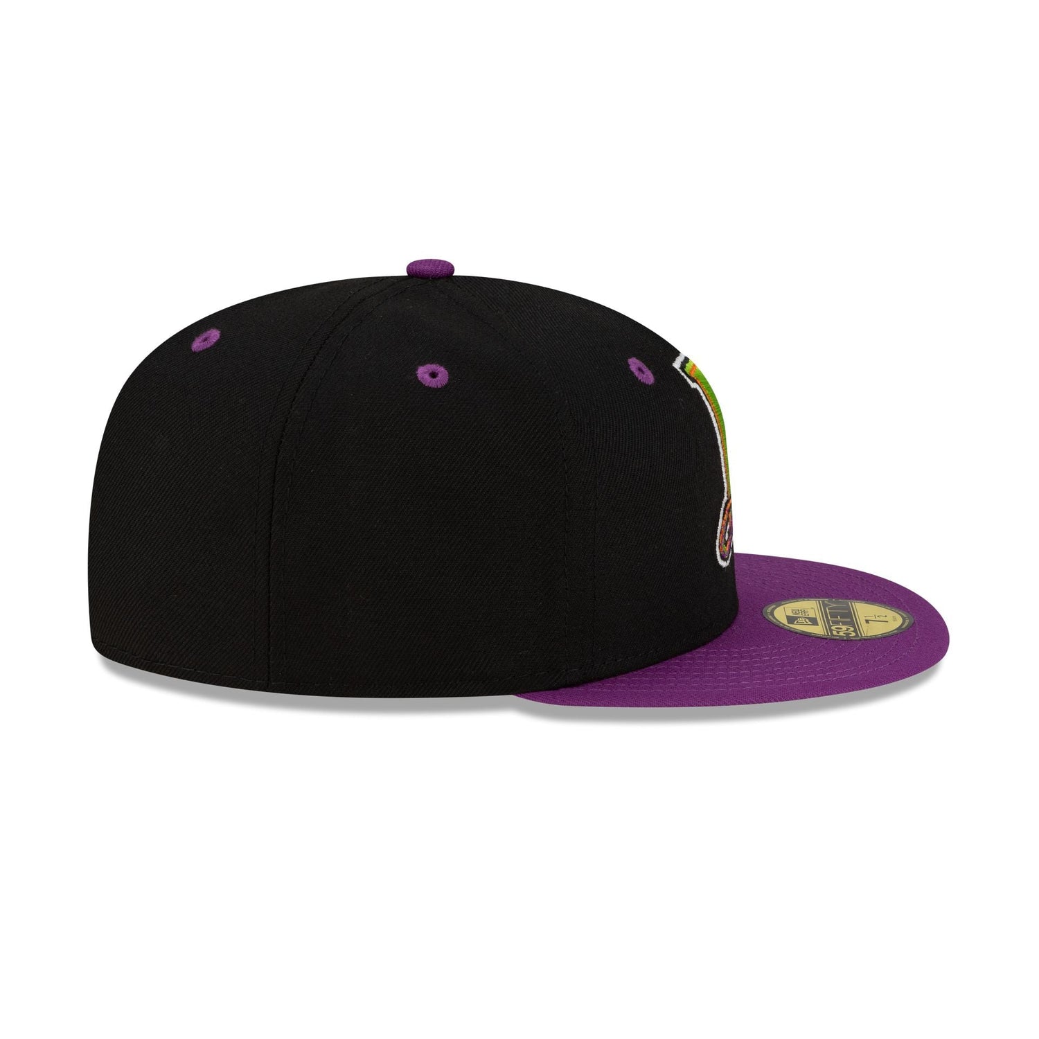 Dayton Dragons Halloween Purple 59FIFTY Fitted Hat
