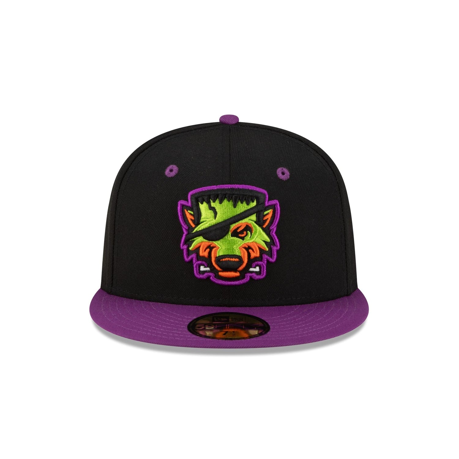 Erie SeaWolves Halloween Purple 59FIFTY Fitted Hat