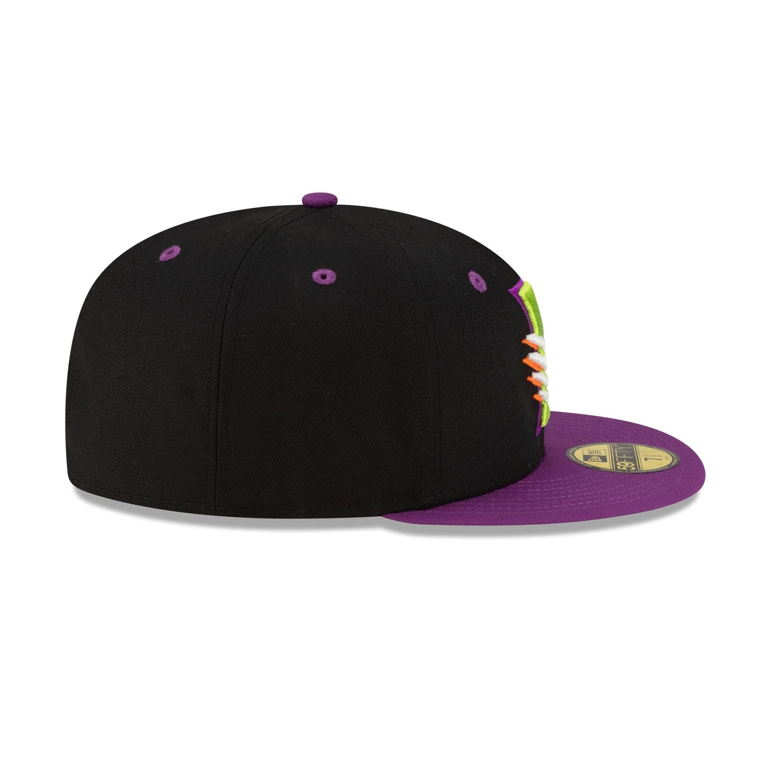 Fresno Grizzlies Halloween Purple 59FIFTY Fitted Hat