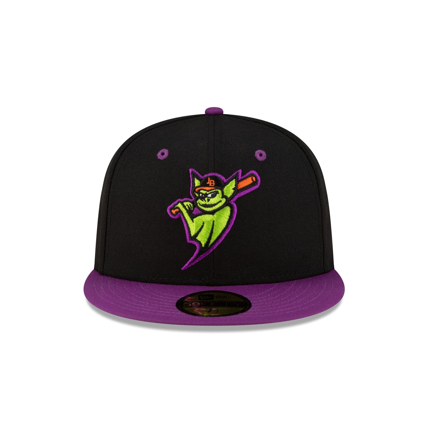 Louisville Bats Halloween Purple 59FIFTY Fitted Hat