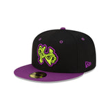Norfolk Tides Halloween Purple 59FIFTY Fitted Hat