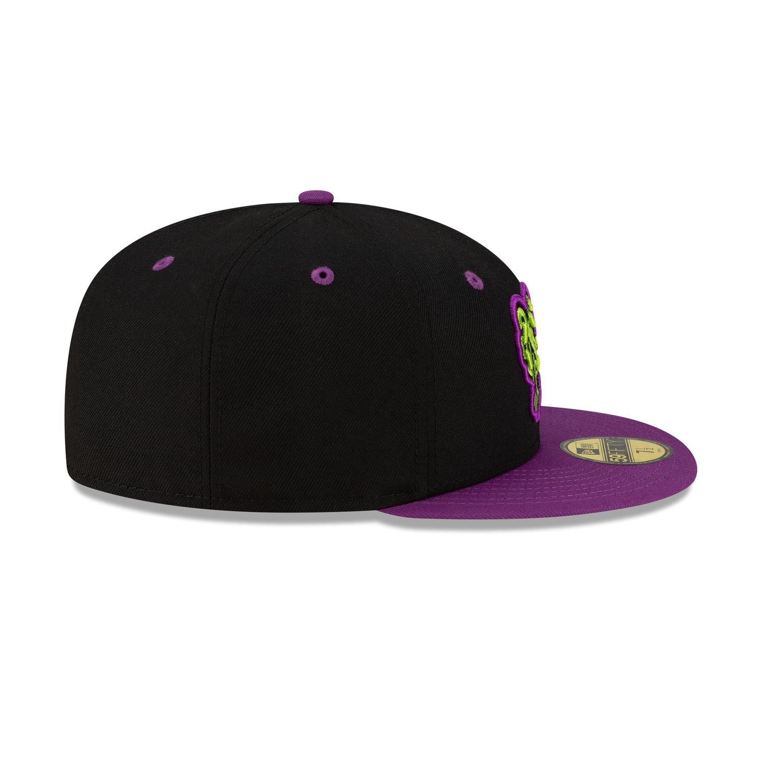 Norfolk Tides Halloween Purple 59FIFTY Fitted Hat