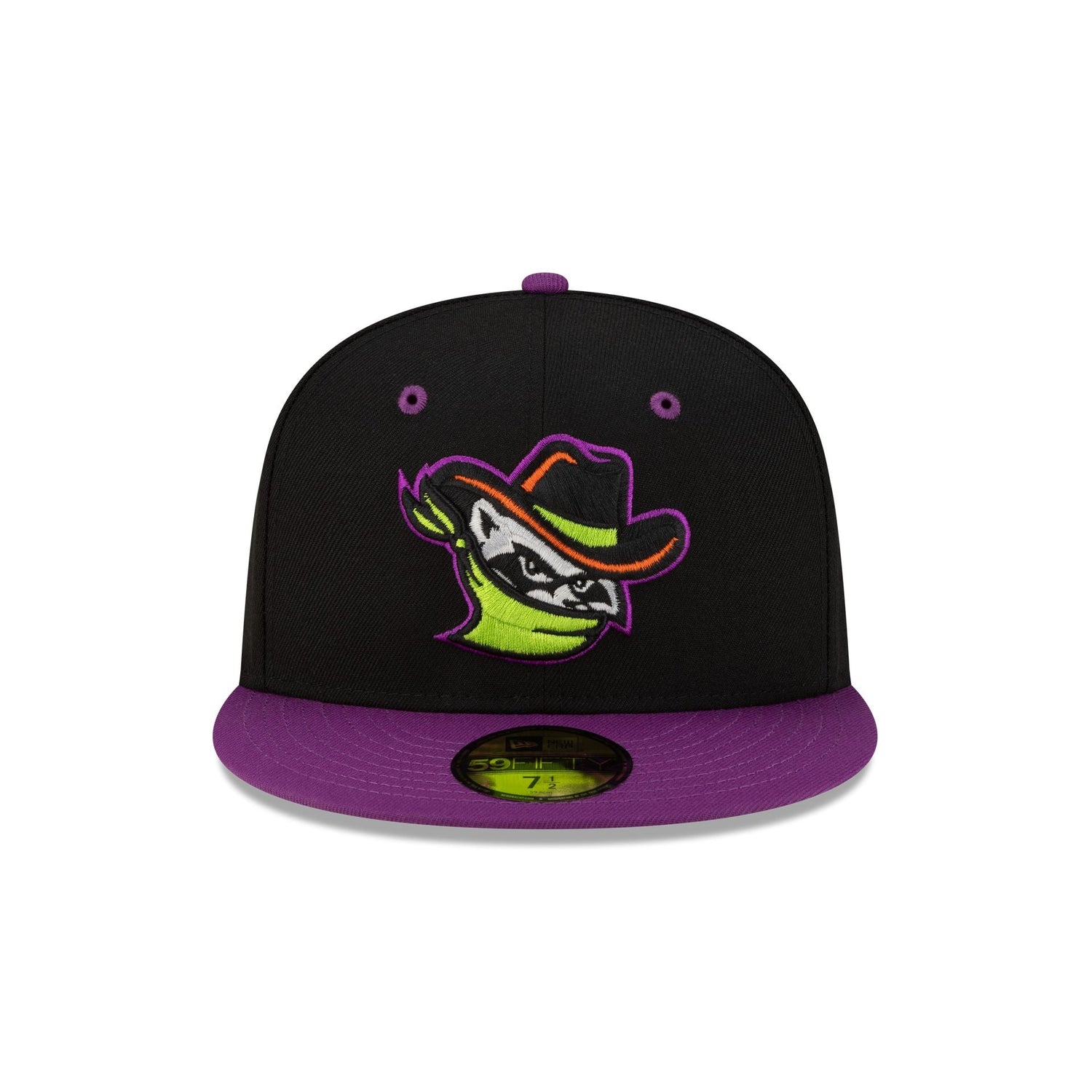 Quad Cities River Bandits Halloween Purple 59FIFTY Fitted Hat