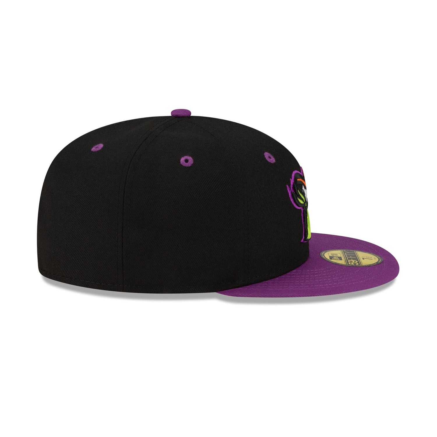 Quad Cities River Bandits Halloween Purple 59FIFTY Fitted Hat
