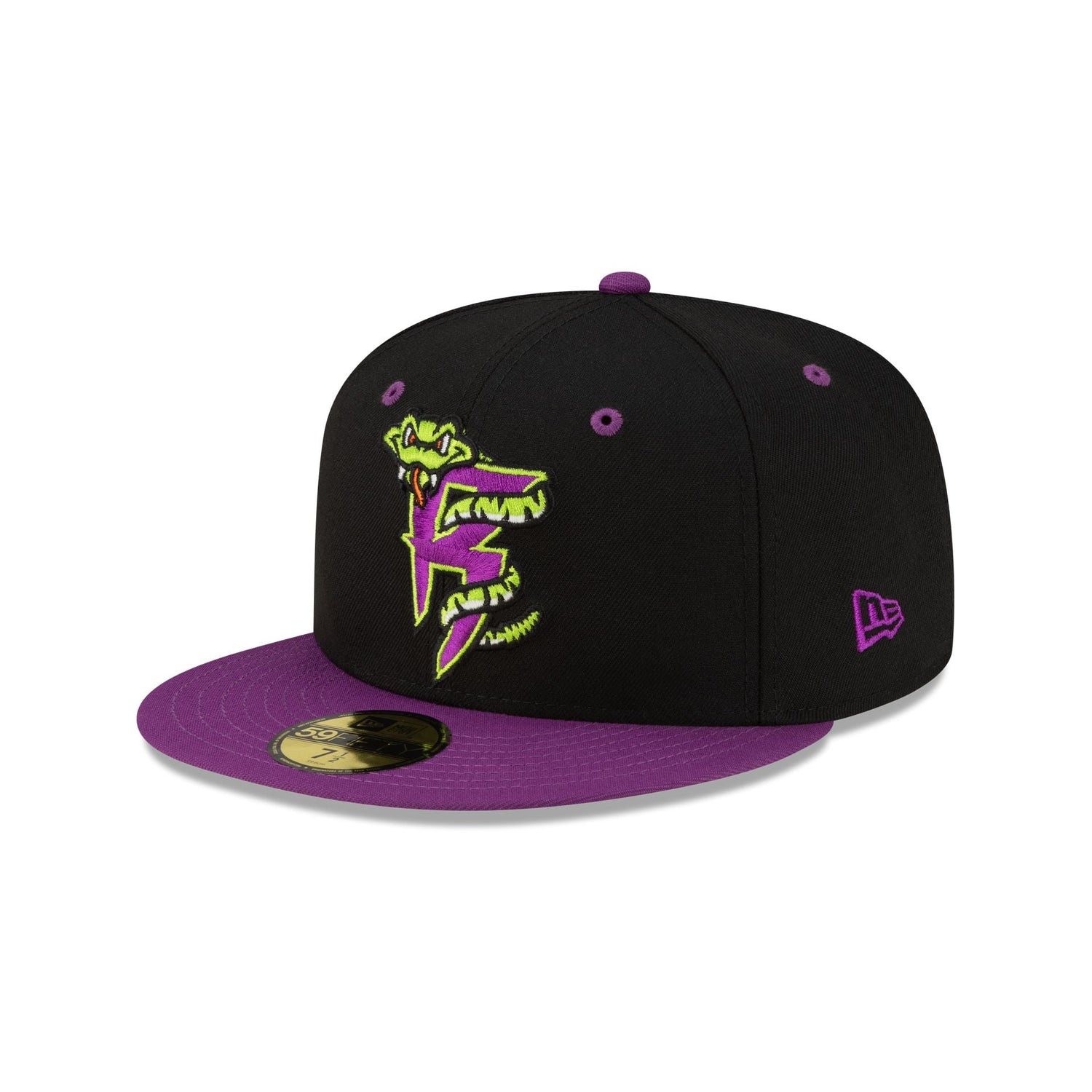 Wisconsin Timber Rattlers Halloween Purple 59FIFTY Fitted Hat