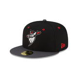 Louisville Bats Halloween Red 59FIFTY Fitted Hat