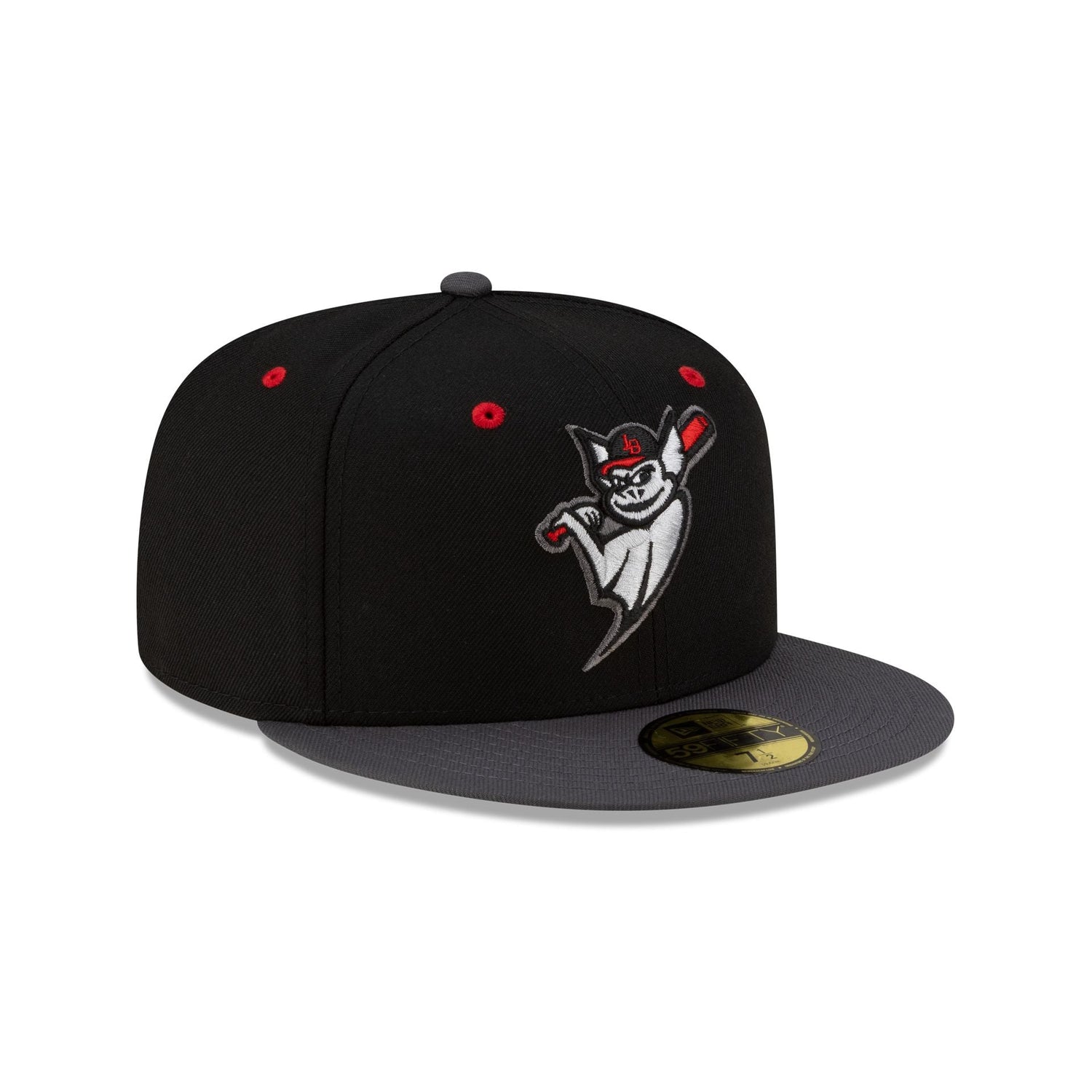 Louisville Bats Halloween Red 59FIFTY Fitted Hat