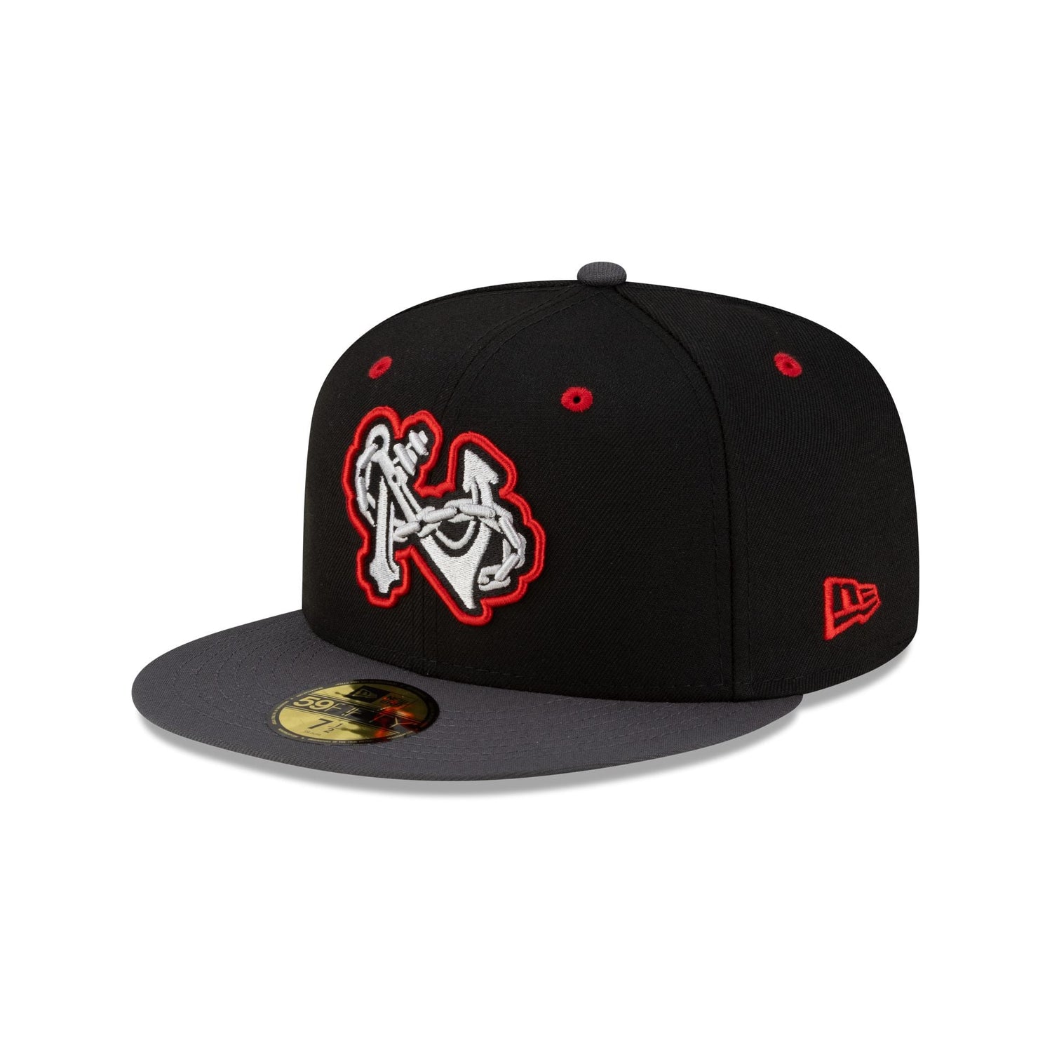 Norfolk Tides Halloween Red 59FIFTY Fitted Hat