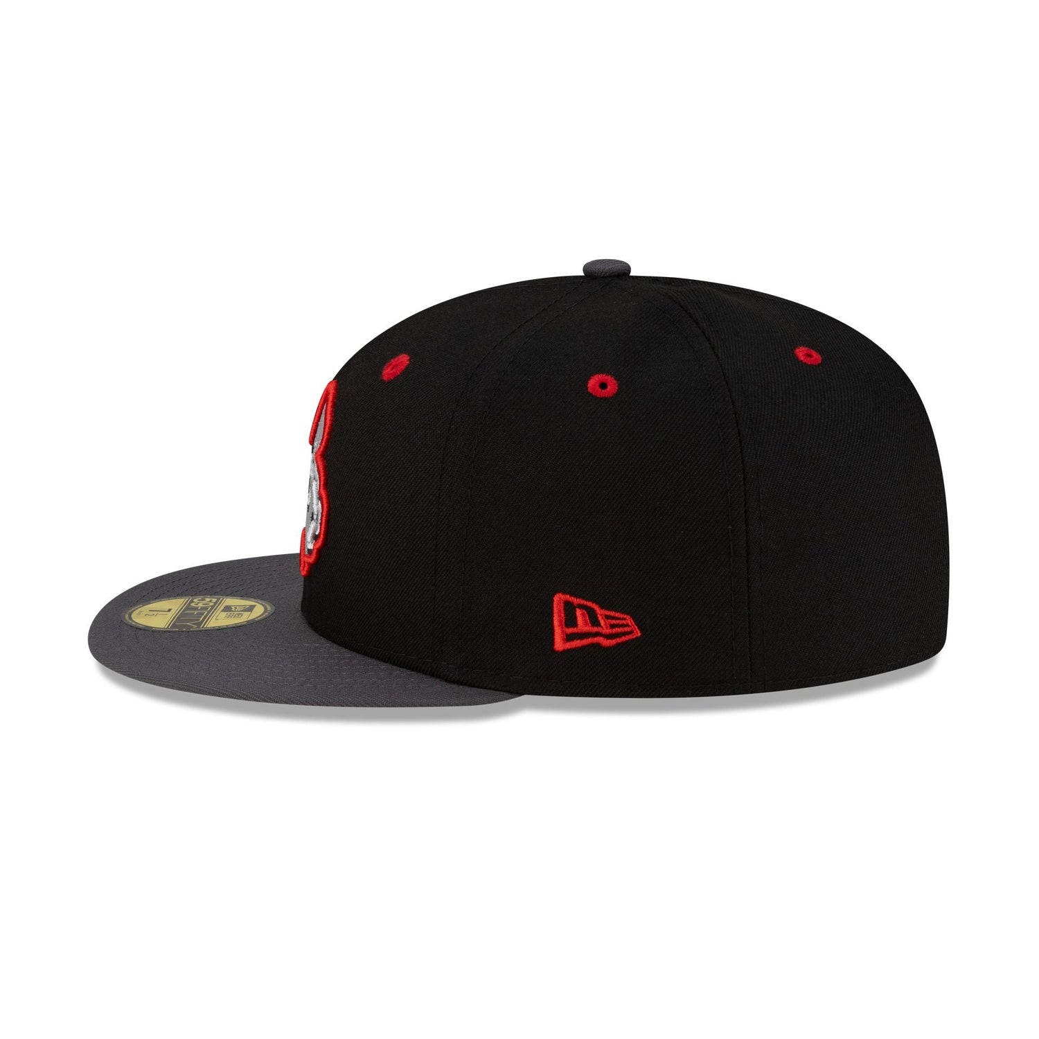 Norfolk Tides Halloween Red 59FIFTY Fitted Hat