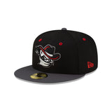 Quad Cities River Bandits Halloween Red 59FIFTY Fitted Hat