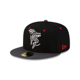 Wisconsin Timber Rattlers Halloween Red 59FIFTY Fitted Hat