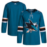 Men's San Jose Sharks adidas Teal 2021/22 Home Primegreen Authentic Jersey