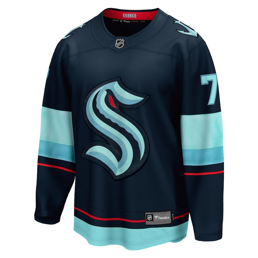Men's Seattle Kraken Jordan Eberle Fanatics Navy Home Breakaway Player Jersey