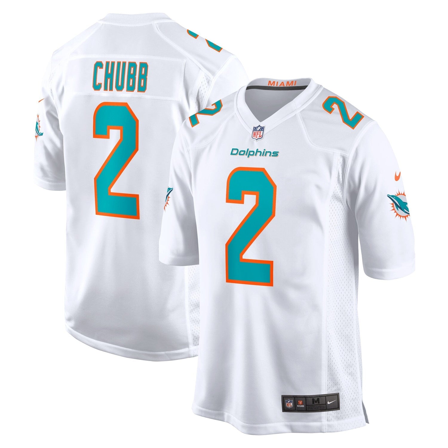 Bradley Chubb Miami Dolphins Nike Game   Jersey - White