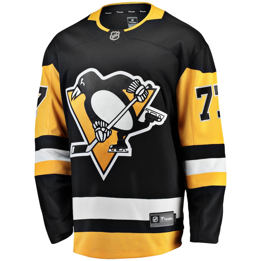 Men's Pittsburgh Penguins Jeff Carter Fanatics Black Home Breakaway  Jersey