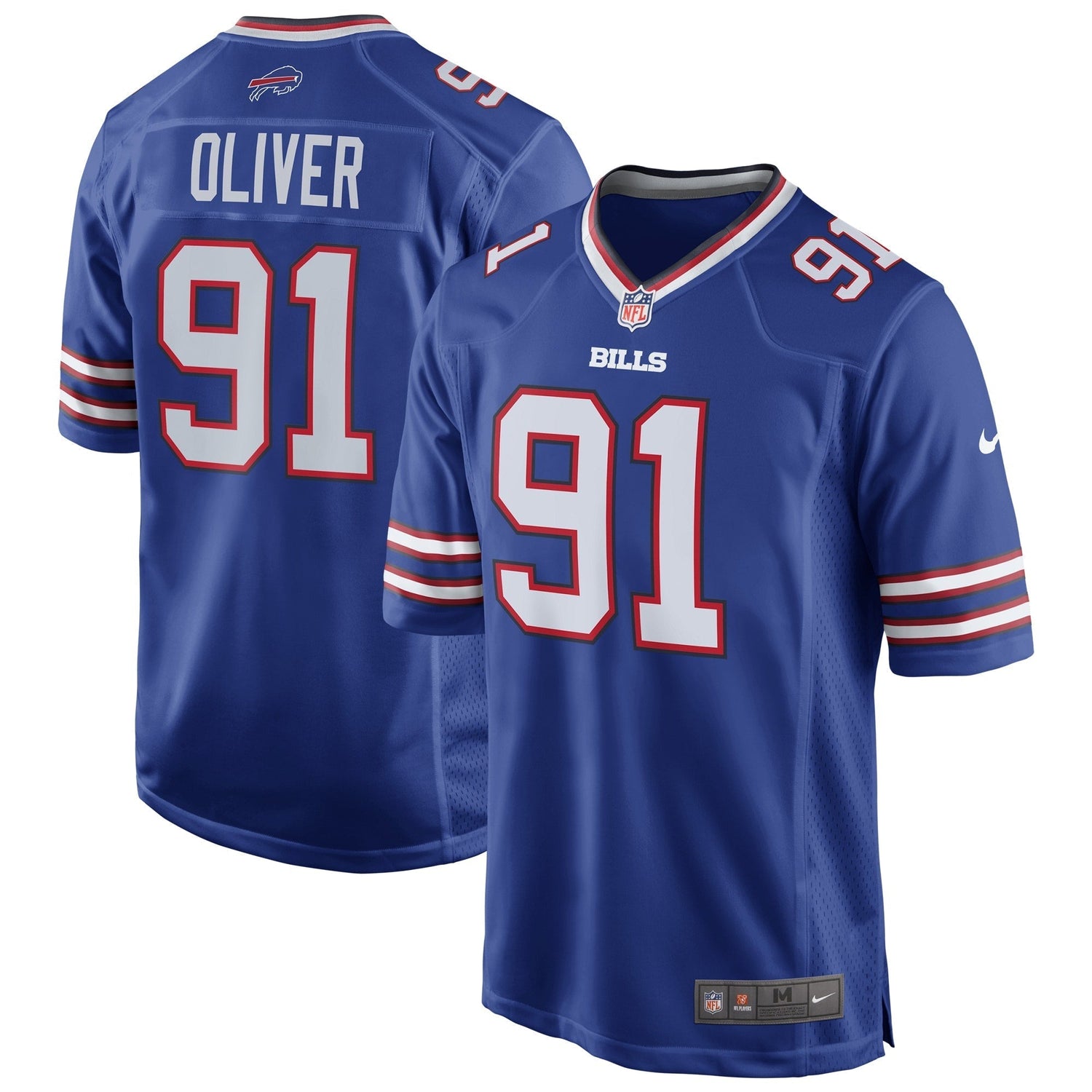 Ed Oliver Buffalo Bills Nike Team Game   Jersey - Royal