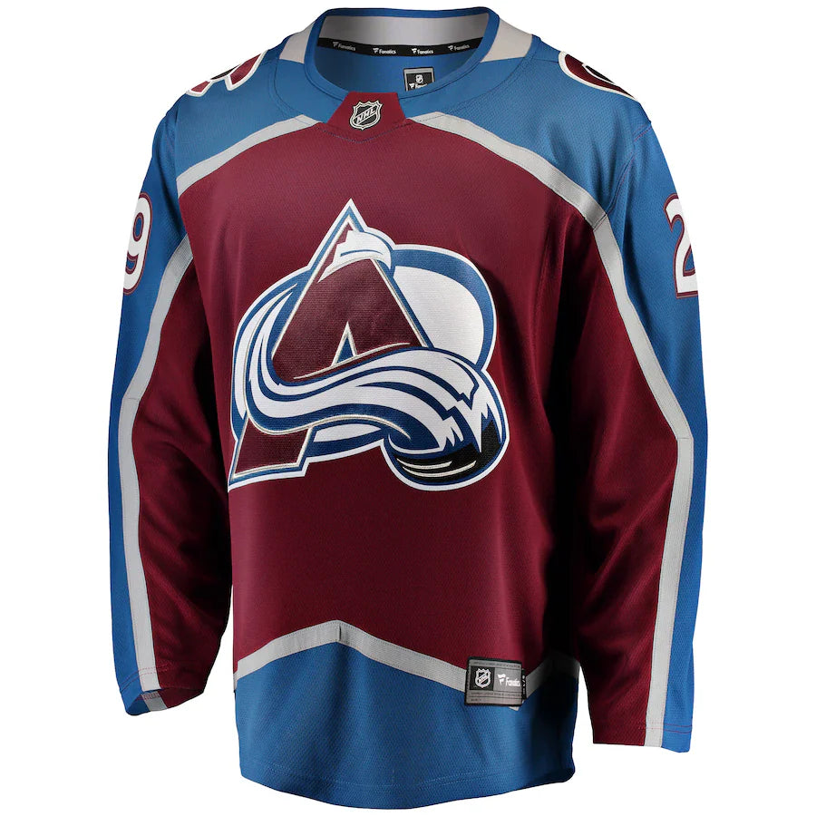 Nathan MacKinnon Colorado Avalanche   Breakaway  Jersey - Burgundy