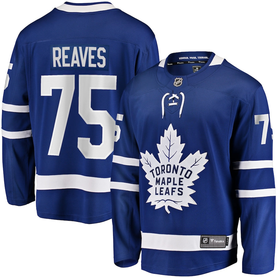 Ryan Reaves Toronto Maple Leafs  Home Breakaway Jersey - Blue