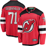 Jonas Siegenthaler New Jersey Devils   Home Breakaway  Jersey - Red