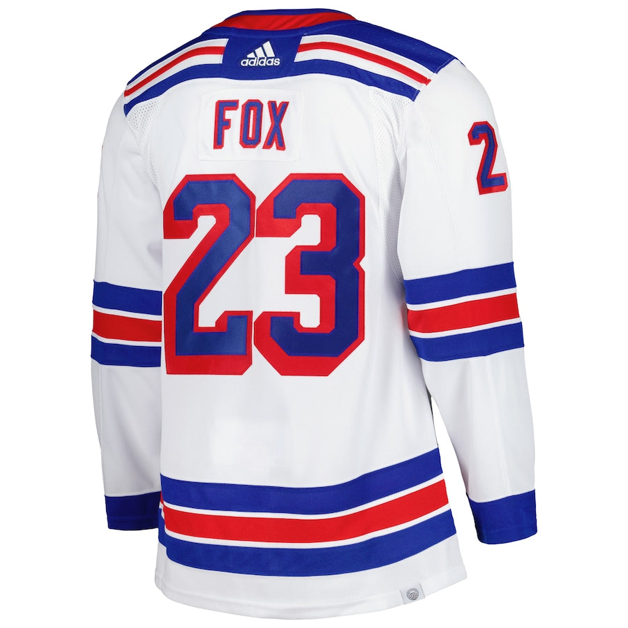 Adam Fox New York Rangers   Home Primegreen   Jersey - White