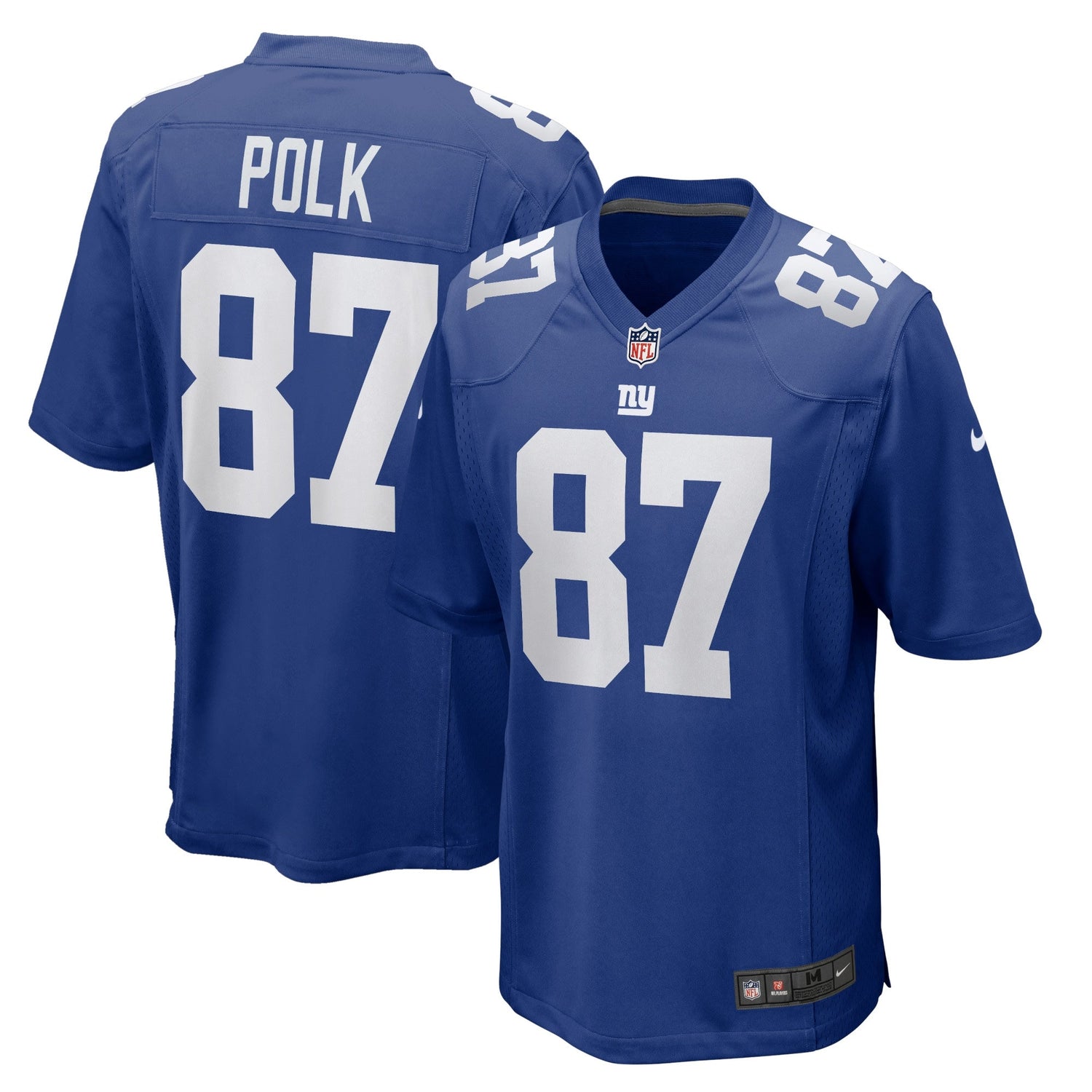 Makai Polk New York Giants Nike Home Game   Jersey - Royal