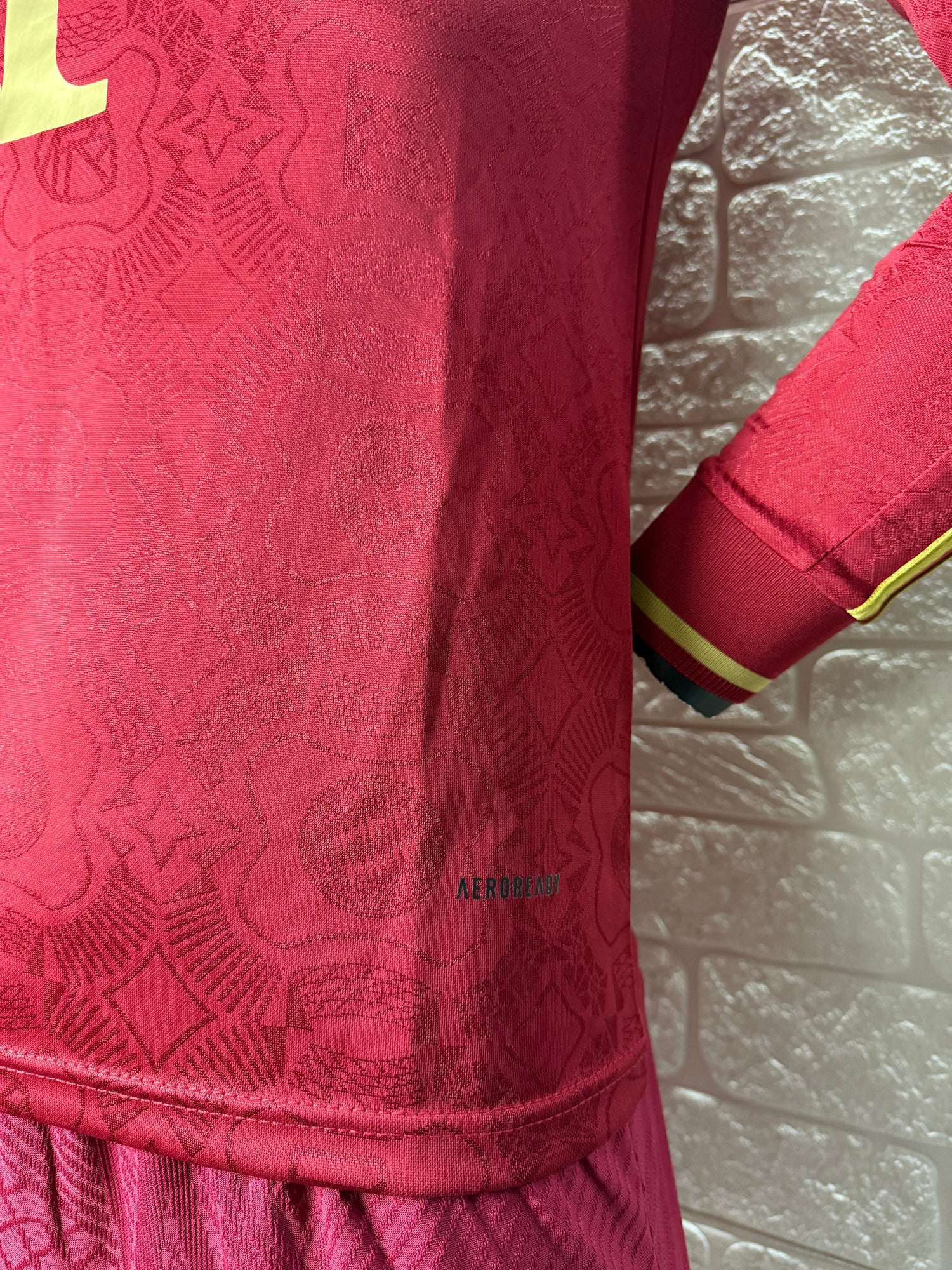 2025-26 Bayern Munich 125th Anniversary Red Long Sleeve Player Version Jersey