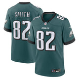 Ainias Smith Philadelphia Eagles Nike Team Game Jersey - Midnight Green