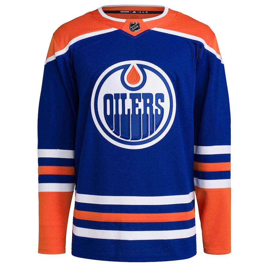 Edmonton Oilers   Home Primegreen   Blank Jersey - Royal