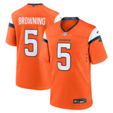 Baron Browning Denver Broncos Nike Team Game Jersey -  Orange