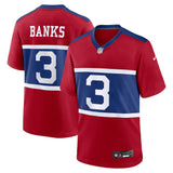 Deonte Banks New York Giants Nike Alternate   Game Jersey - Century Red
