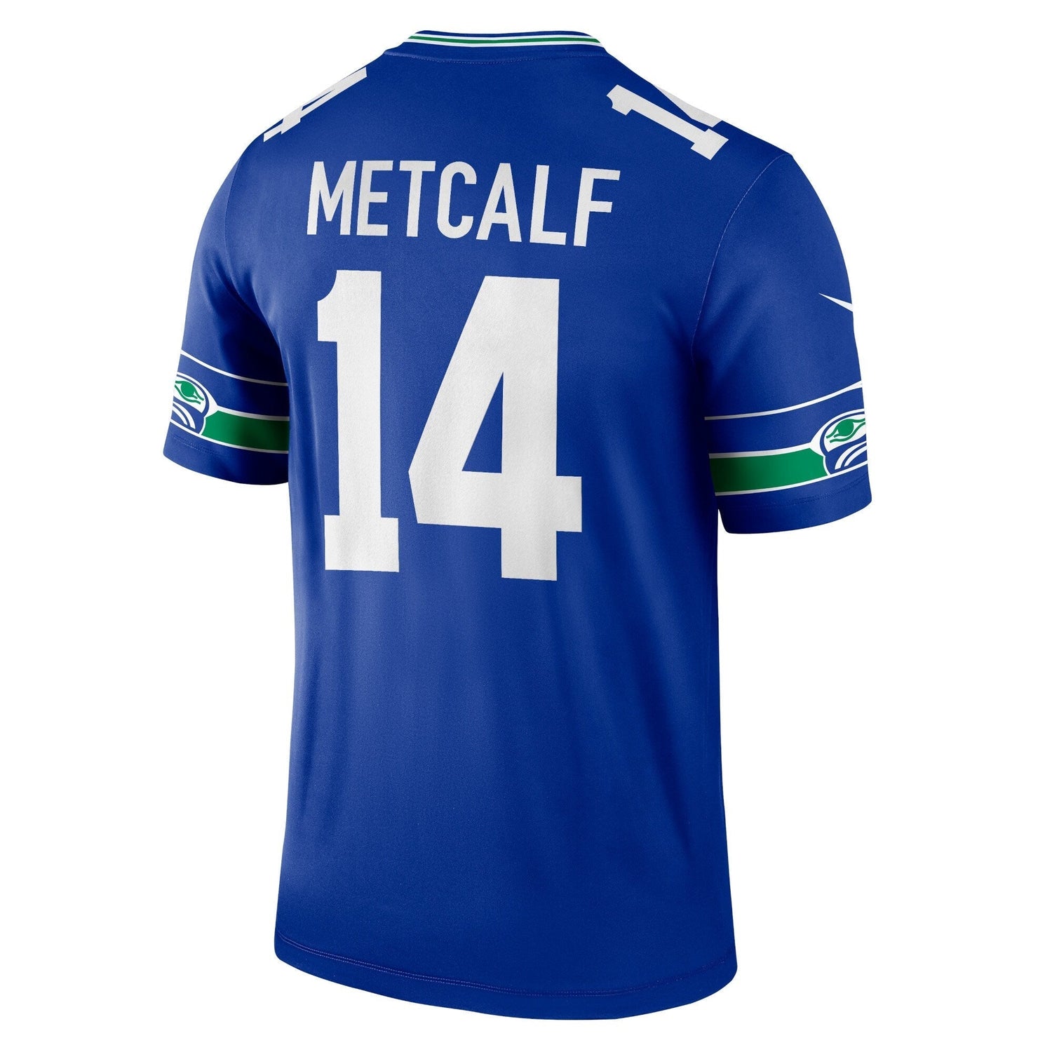 DK Metcalf Seattle Seahawks Nike Throwback Legend   Jersey - Royal