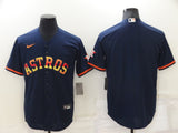 Men's Houston Astros Navy  Blank Jersey