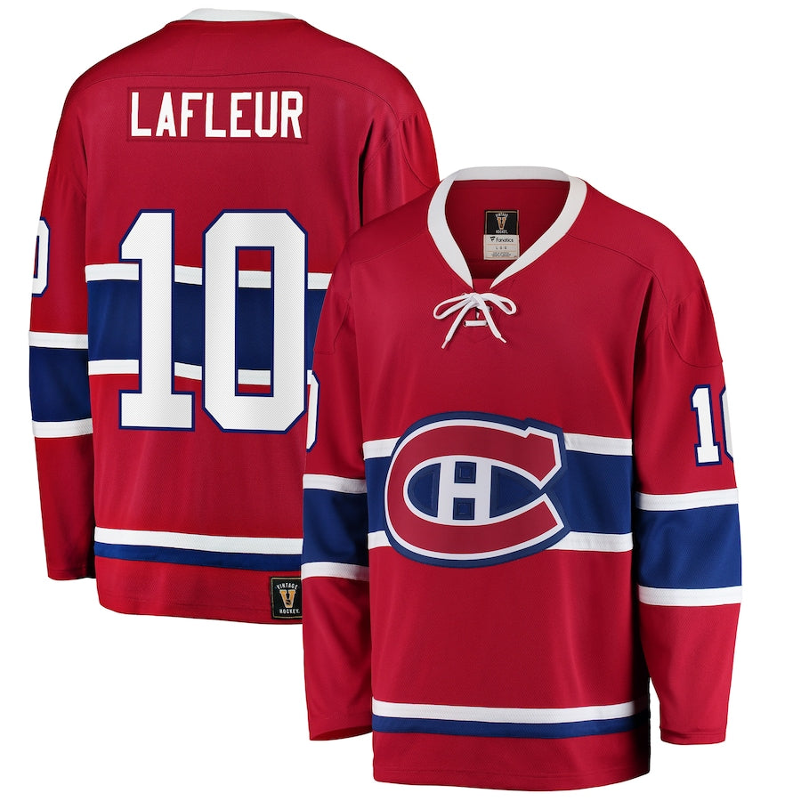 Guy Lafleur Montreal Canadiens   Premier Breakaway Retired  Jersey - Red